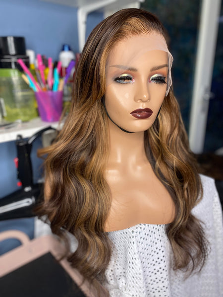 Lara 24” Lace frontal wig Raw hair