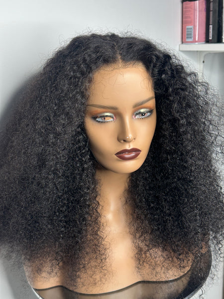 7x5 Closure Kinky Curly wig