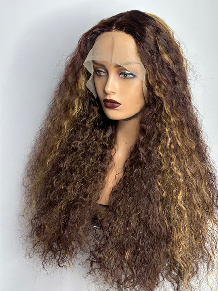 Honey T Part wig 24” Human hair