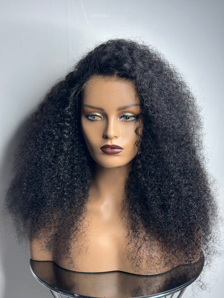 7x5 Closure Kinky Curly wig