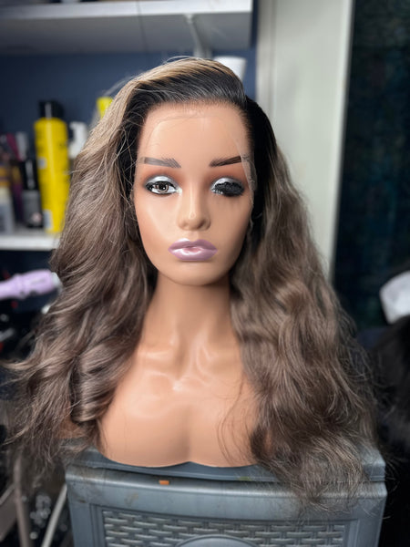 Ash Blonde 20” HD Lace frontal wig