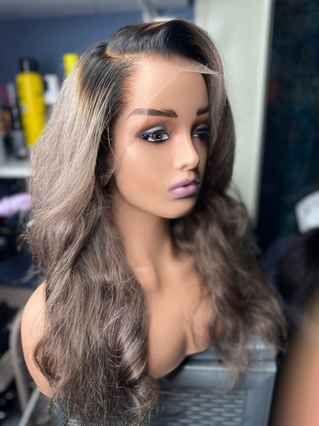 Ash Blonde 20” HD Lace frontal wig