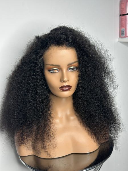 7x5 Closure Kinky Curly wig