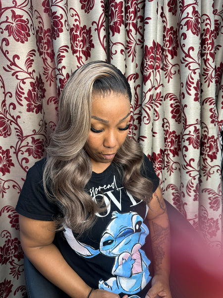 Ash Blonde 22” HD Lace frontal wig