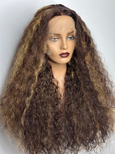 Honey T Part wig 24” Human hair