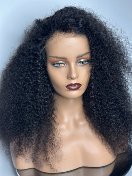 7x5 Closure Kinky Curly wig