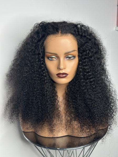 7x5 Closure Kinky Curly wig