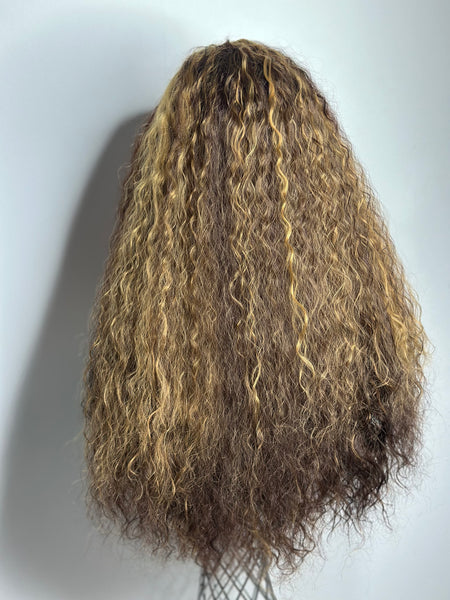 Honey T Part wig 24” Human hair