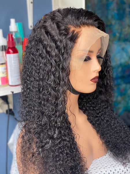 AMA Frontal Wig Kinky Curly Vietnamese Hair 22”