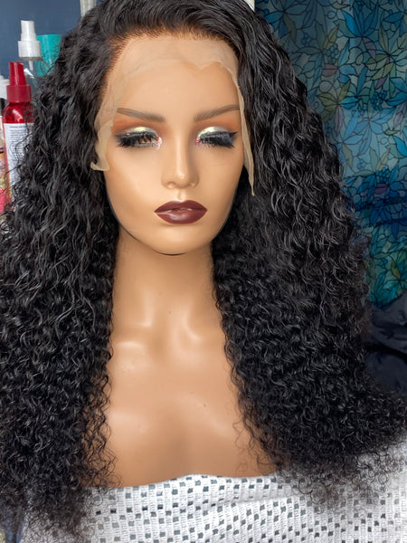 AMA Frontal Wig Kinky Curly Vietnamese Hair 22”