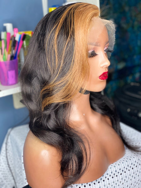 Tobi HD Frontal wig 18” Virgin hair