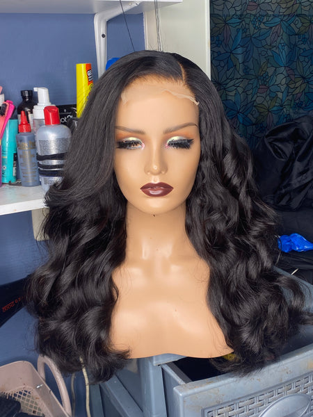 Mellisa Closure wig 18” Raw Vietnamese hair